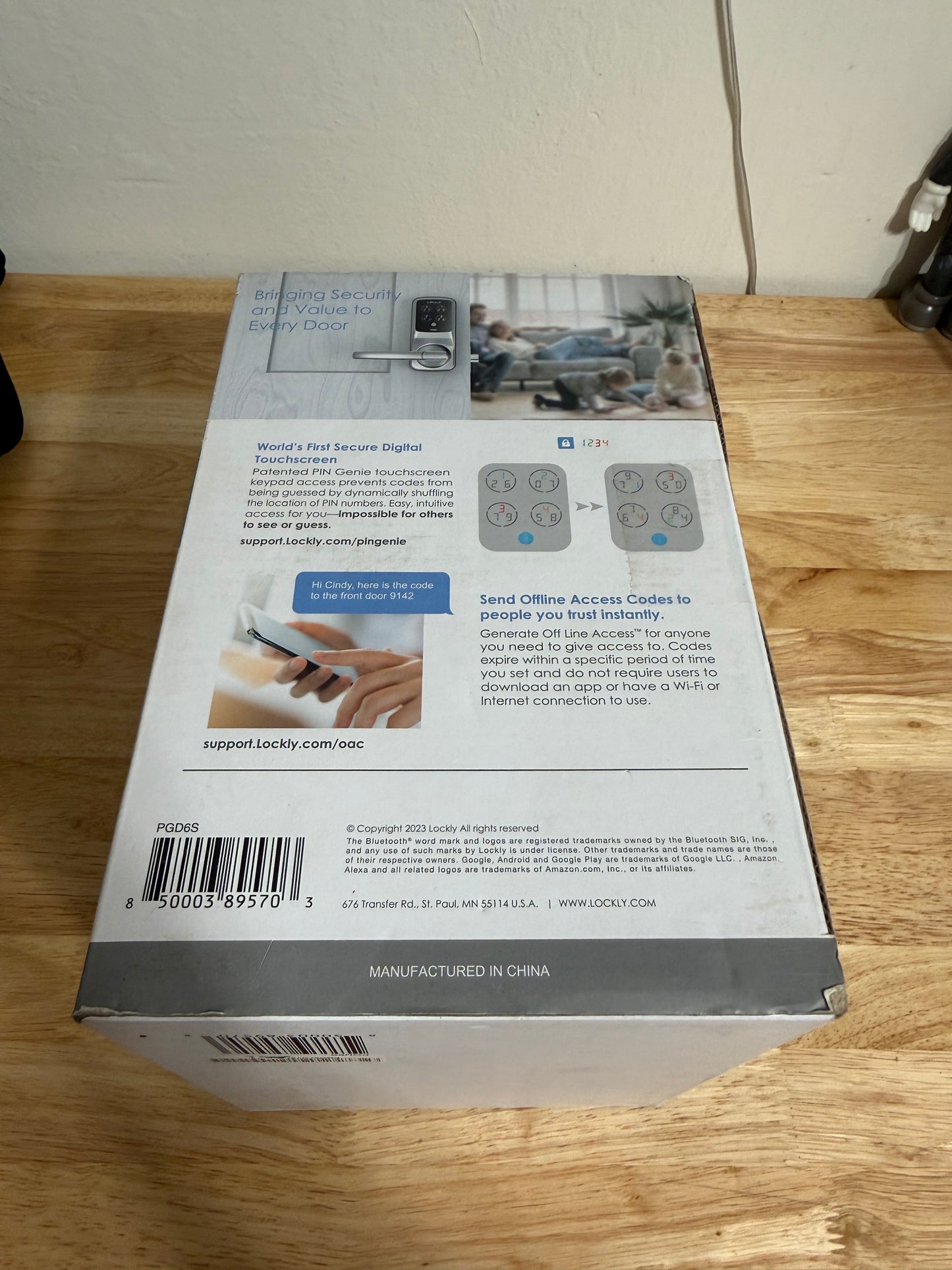 LOCKLY MODEL-S SMART LOCK