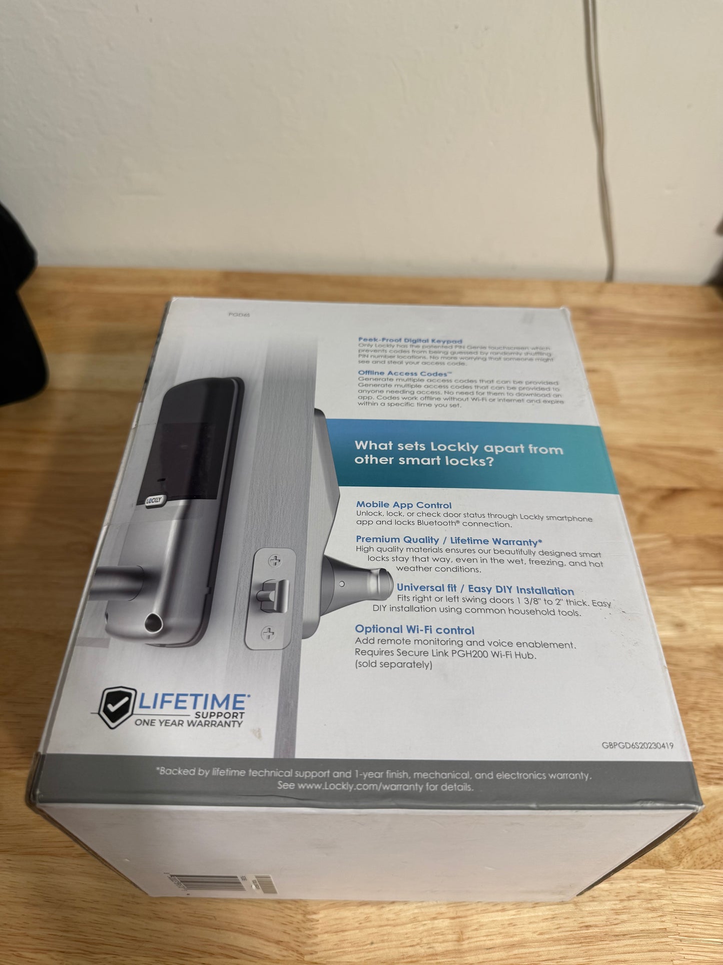 LOCKLY MODEL-S SMART LOCK