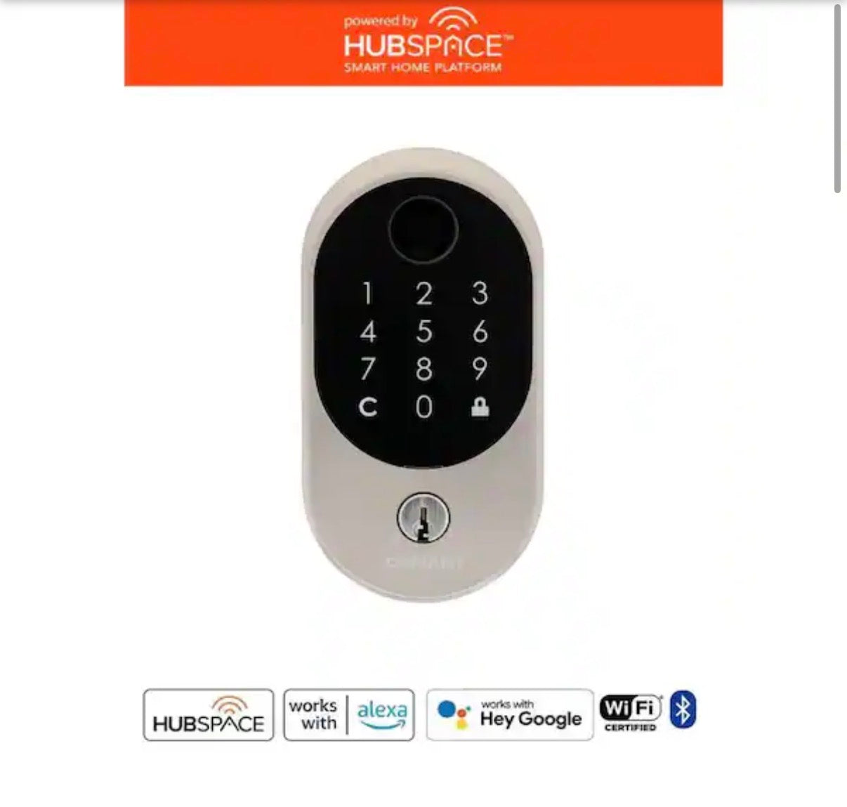 DEFIANT Fingerprint WIFI Deadbolt