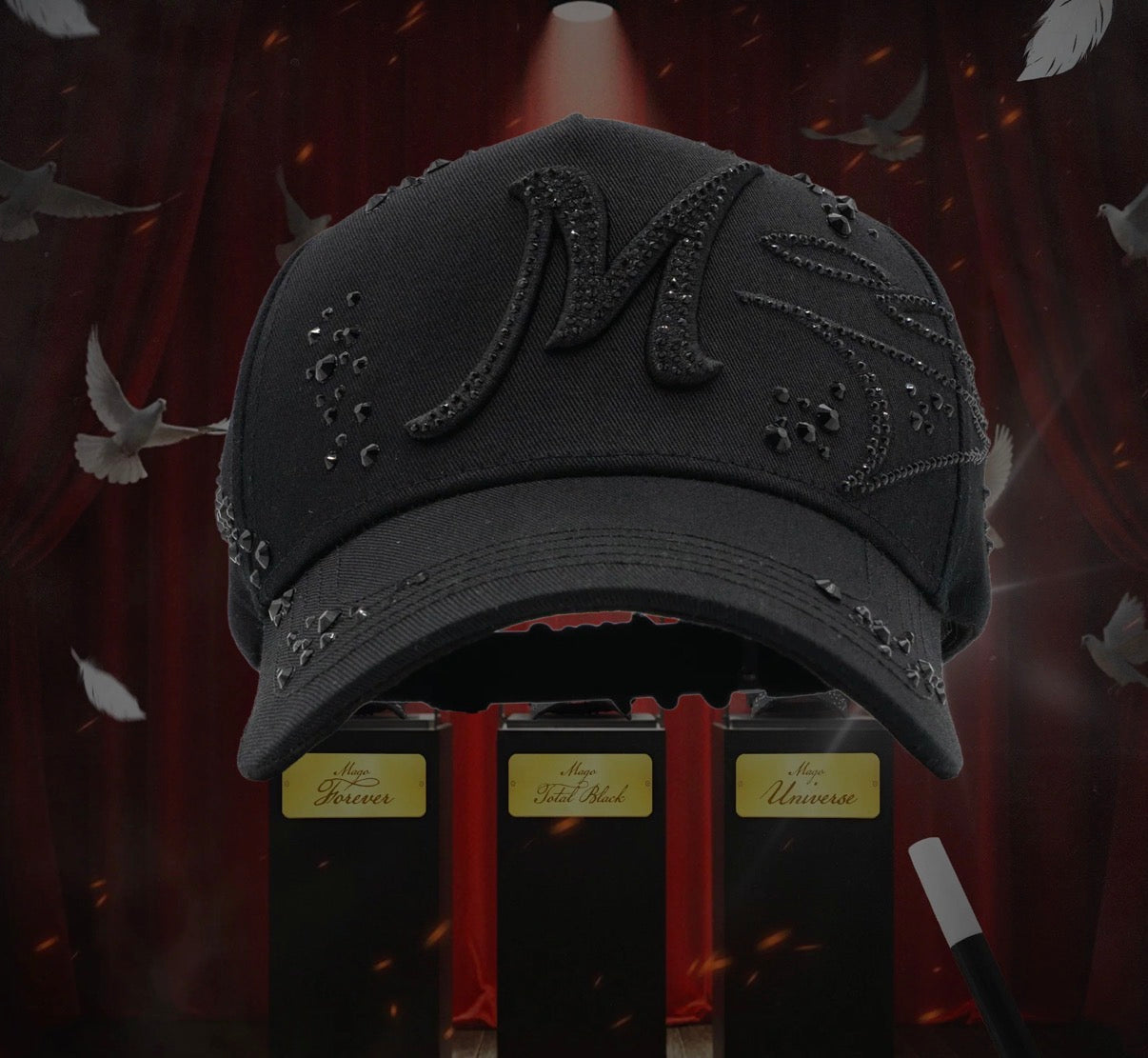 Mago Total Black 31 hats