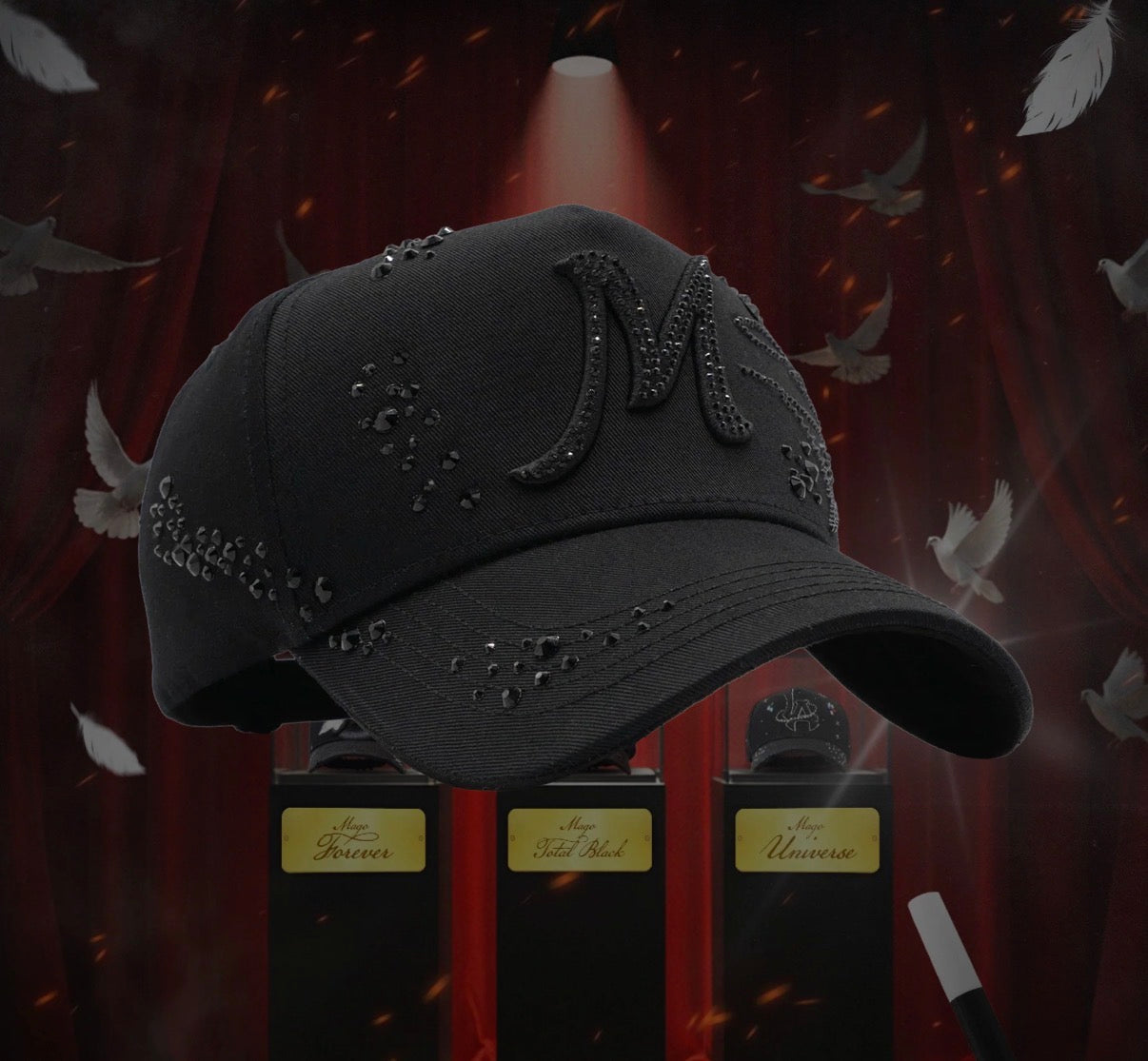 Mago Total Black 31 hats