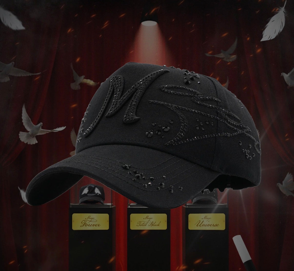 Mago Total Black 31 hats