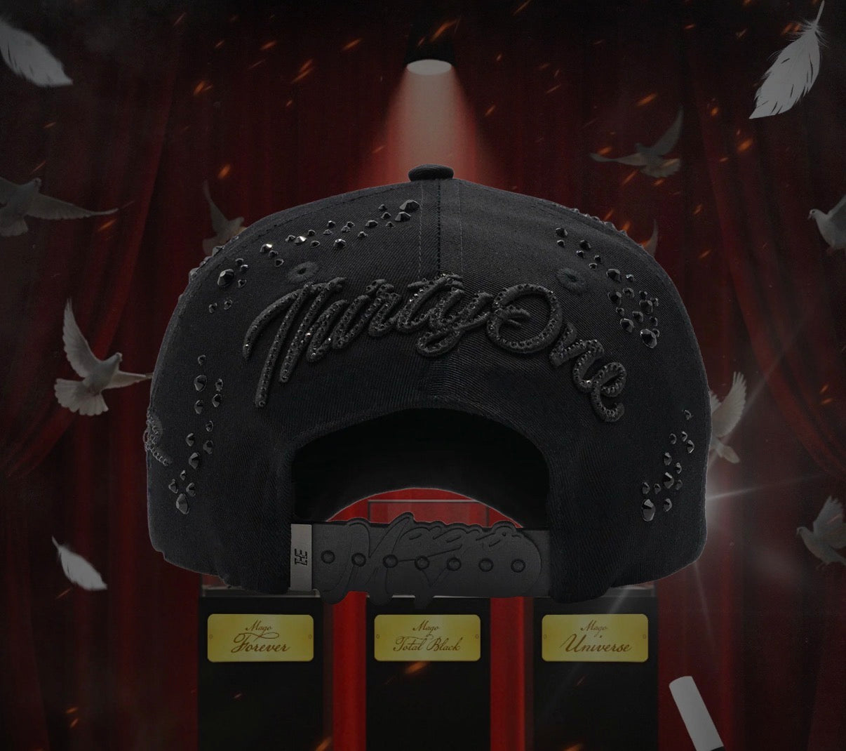 Mago Total Black 31 hats