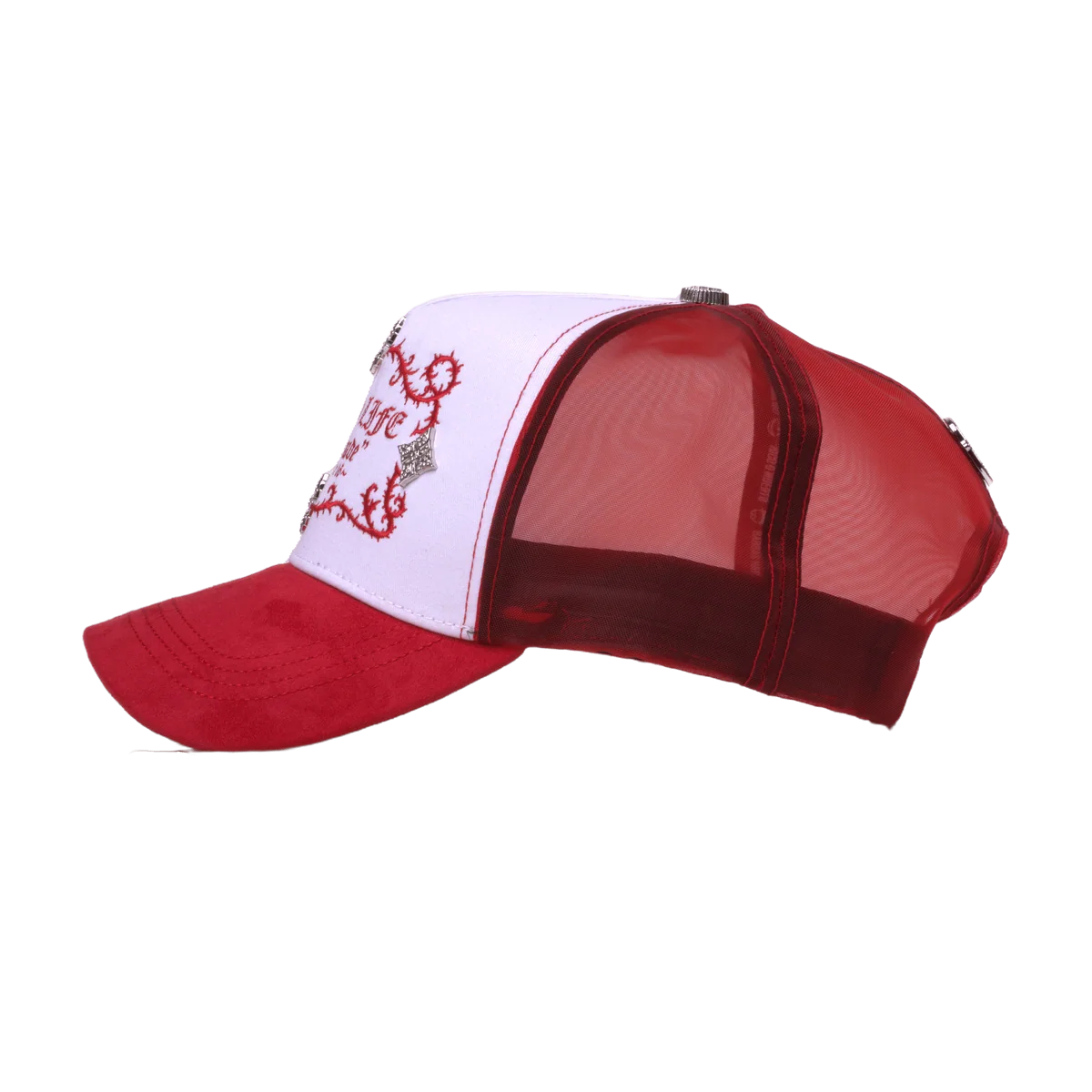 RICH LIFE RED Barbas x Rico o Muerto Hat