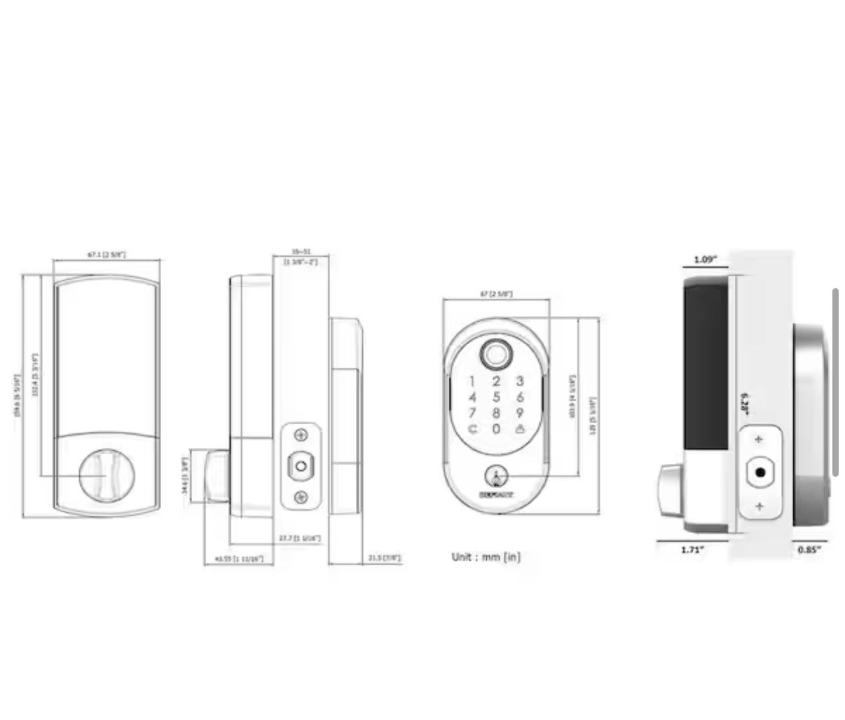 DEFIANT Fingerprint WIFI Deadbolt
